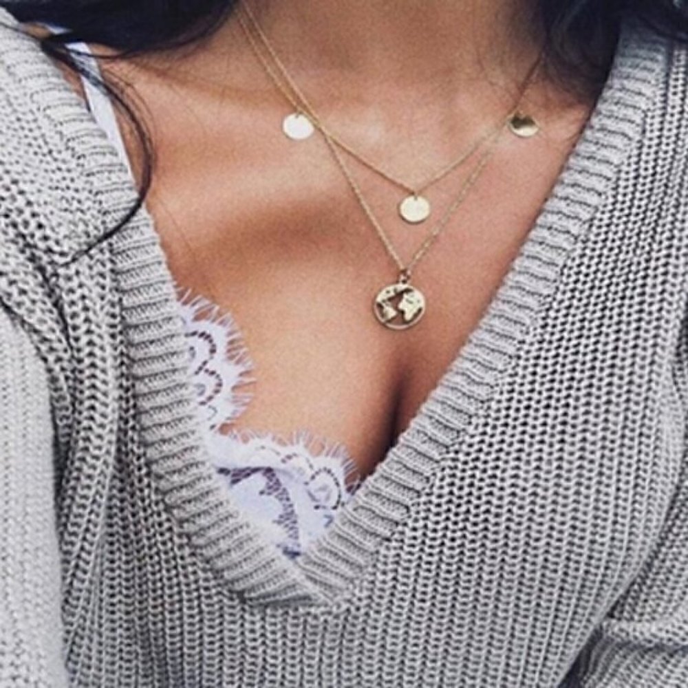 Boho Multilayer necklace jewelry gypsy